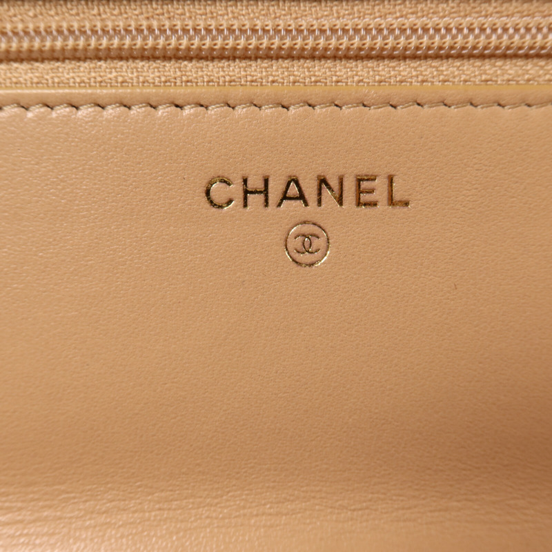 CHANEL 羊皮皮革Trendy Wallet On Chain鏈帶肩背袋-5