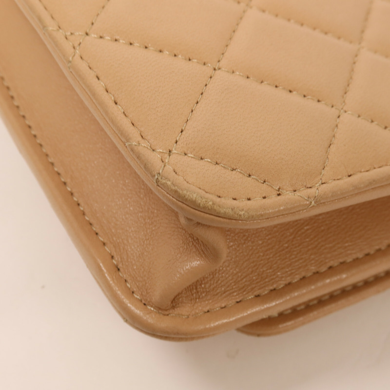 CHANEL 羊皮皮革Trendy Wallet On Chain鏈帶肩背袋-14
