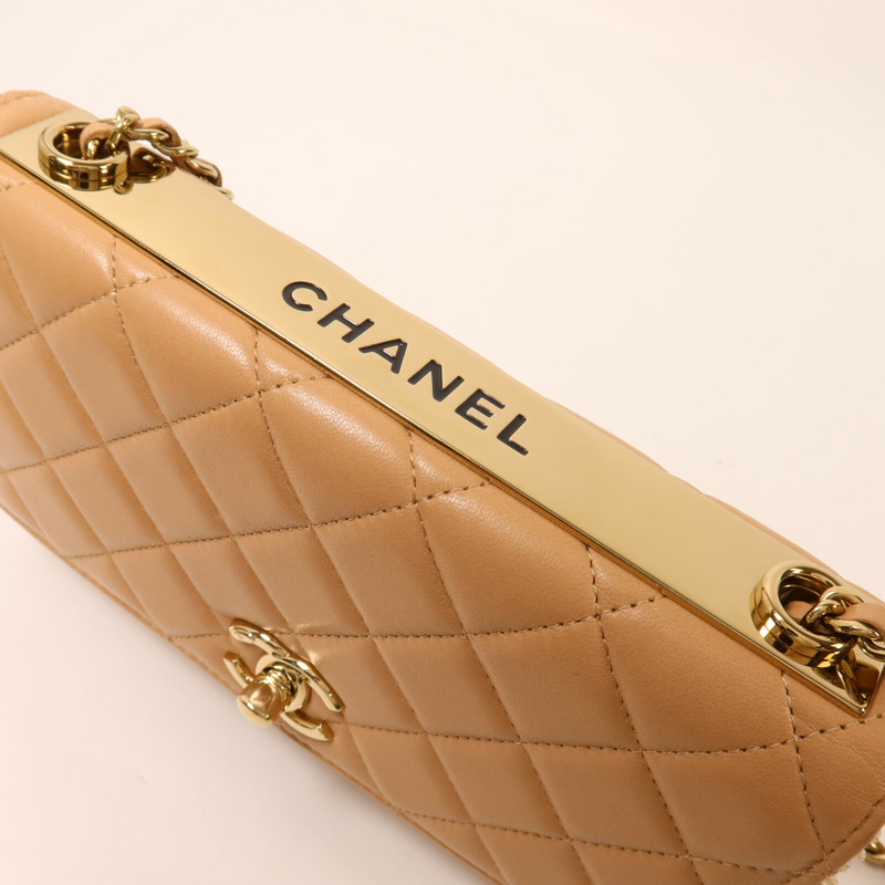 CHANEL 羊皮皮革Trendy Wallet On Chain鏈帶肩背袋-15
