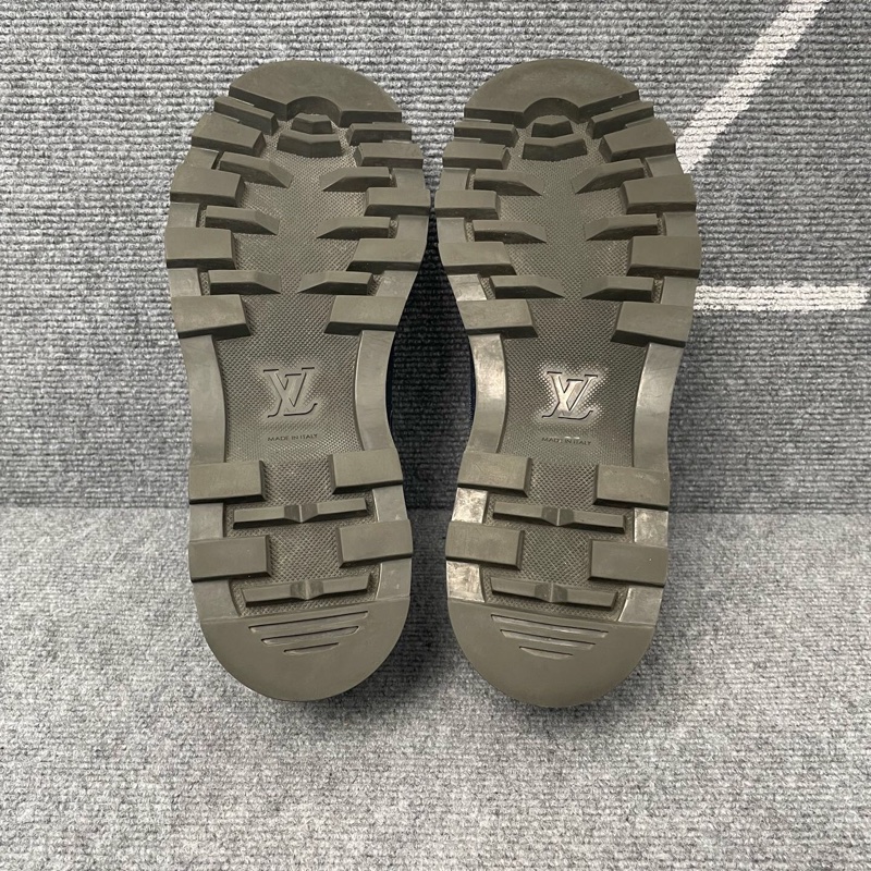Louis Vuitton 路易威登 藍色牛仔帆布樂福鞋41碼-6