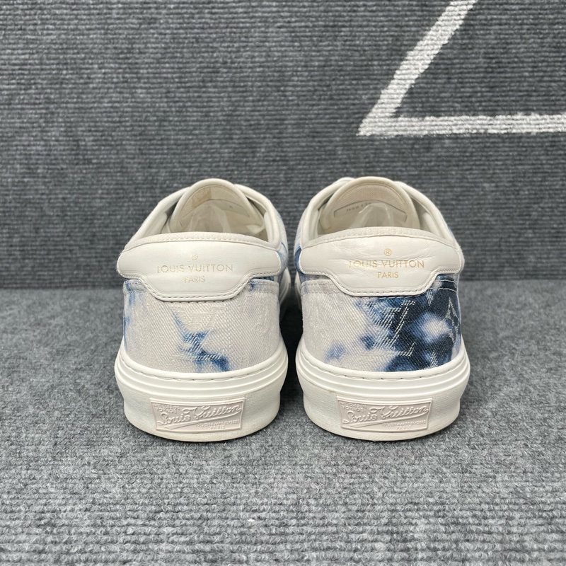 Louis Vuitton 路 白藍色老花板鞋 @42碼-2