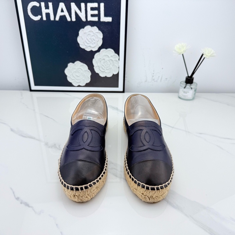 Chanel香奈兒 黑色漁夫鞋 37碼-1