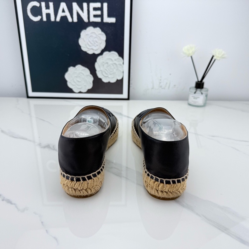Chanel香奈兒 黑色漁夫鞋 37碼-2
