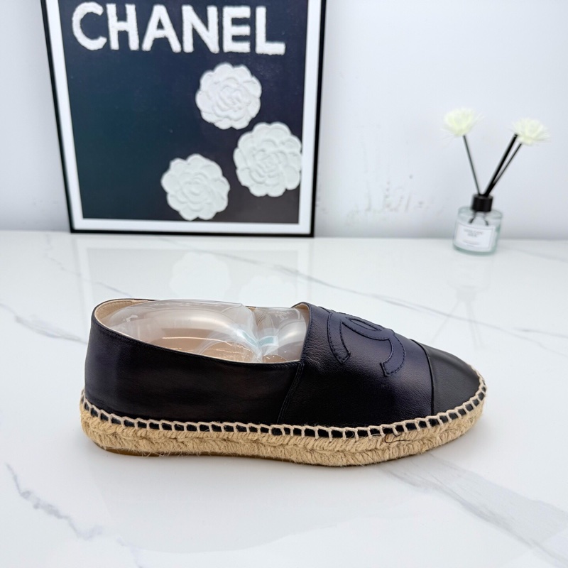 Chanel香奈兒 黑色漁夫鞋 37碼-4
