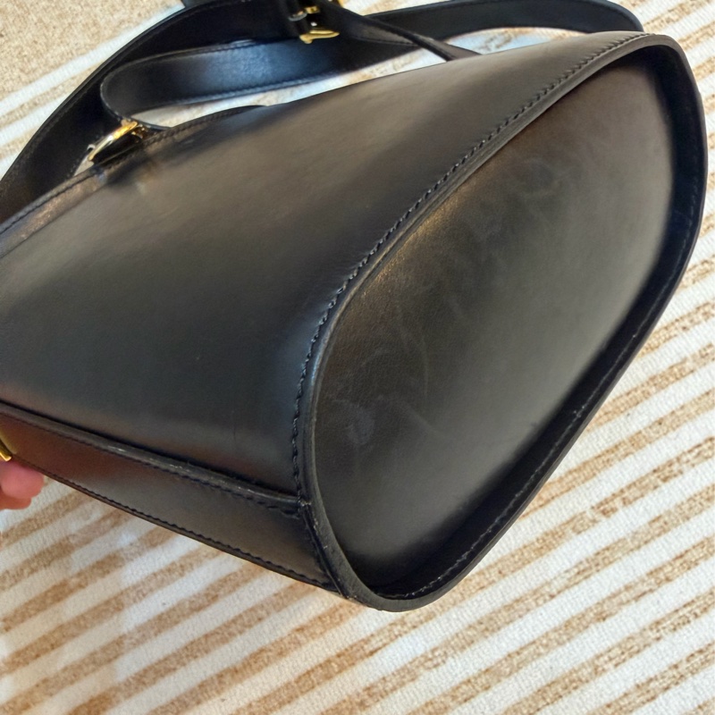 全場最便宜!Celine 中古Vintage 懷鏈薯條肩背包-14