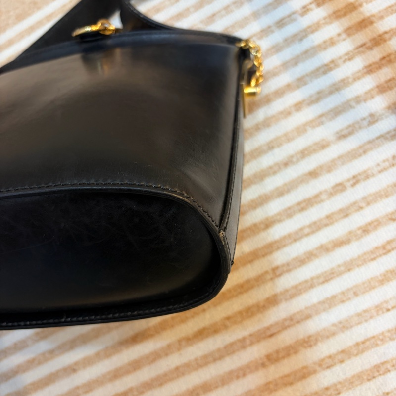 全場最便宜!Celine 中古Vintage 懷鏈薯條肩背包-15