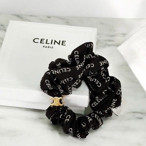 莉亞精品♡ Celine老花髮圈 近新美品