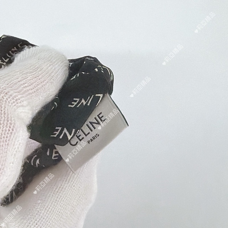 莉亞精品♡ Celine老花髮圈 近新美品-5