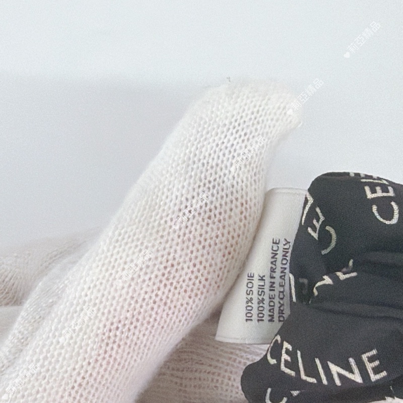莉亞精品♡ Celine老花髮圈 近新美品-6