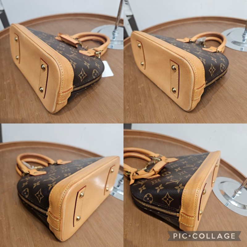 LV Alma BB Bag 老花 貝殼包-9