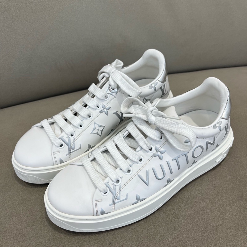 路易威登/Louis Vuitton 休閒 低幫 時尚板鞋牛皮革   37.5 碼-0