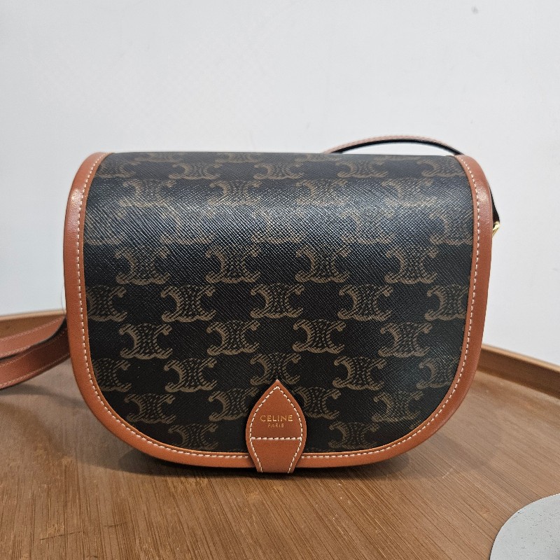 Celine folco bag 老花 馬鞍包-0
