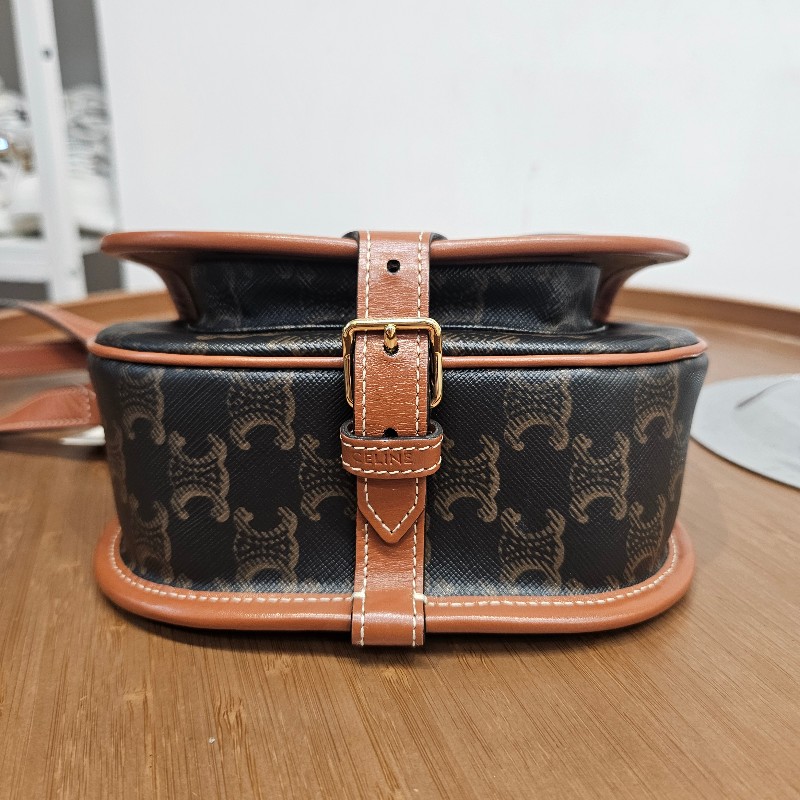 Celine folco bag 老花 馬鞍包-1