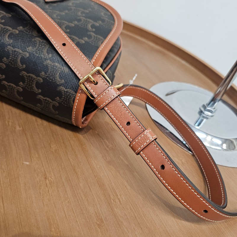 Celine folco bag 老花 馬鞍包-2