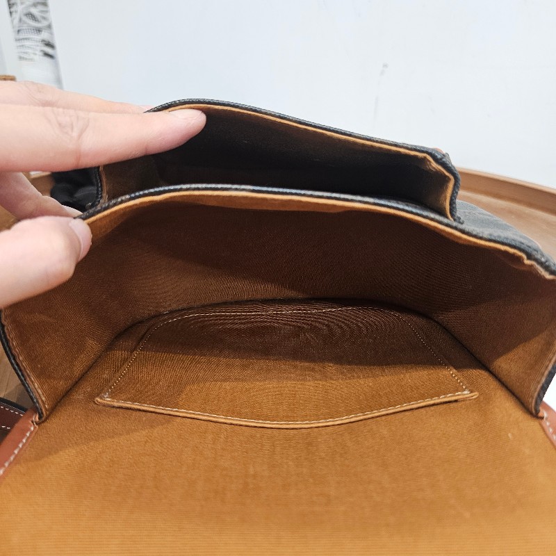 Celine folco bag 老花 馬鞍包-3