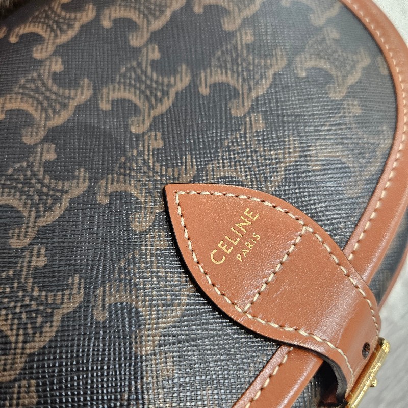 Celine folco bag 老花 馬鞍包-6