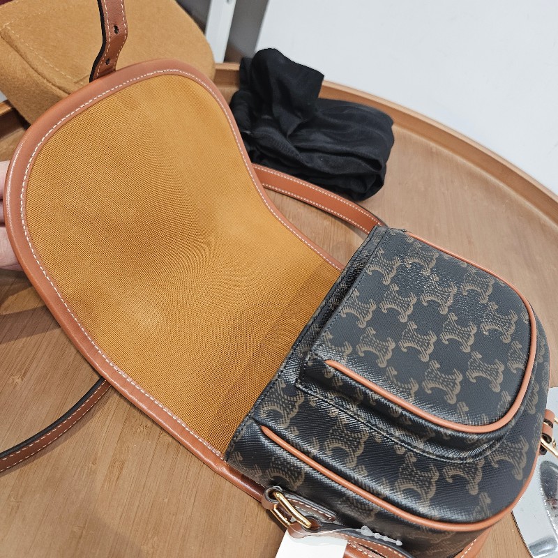 Celine folco bag 老花 馬鞍包-7