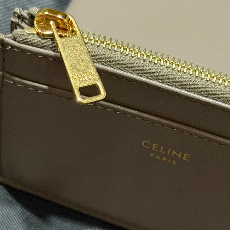 celine 犀牛灰小錢包-3