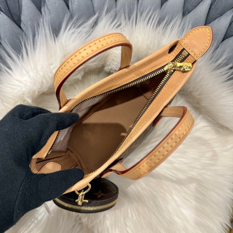 全新 LV Neverfull BB 手提斜背包 芯片-9