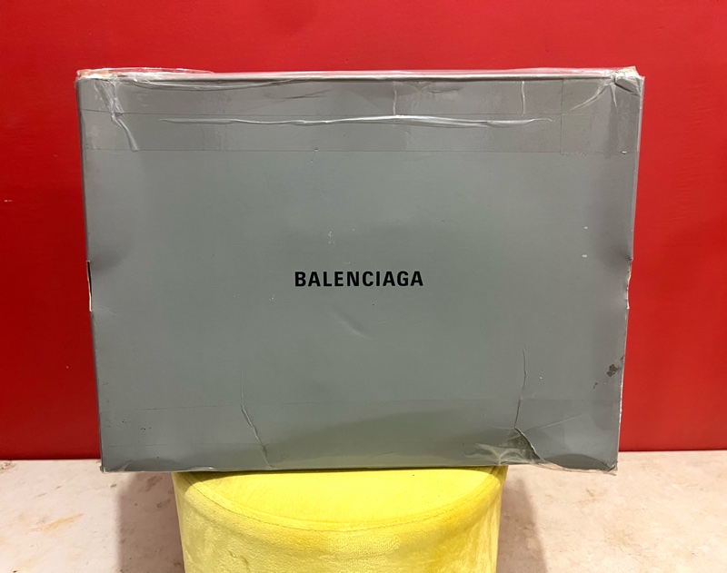 巴黎世家 桃色 厚底老爹鞋-30