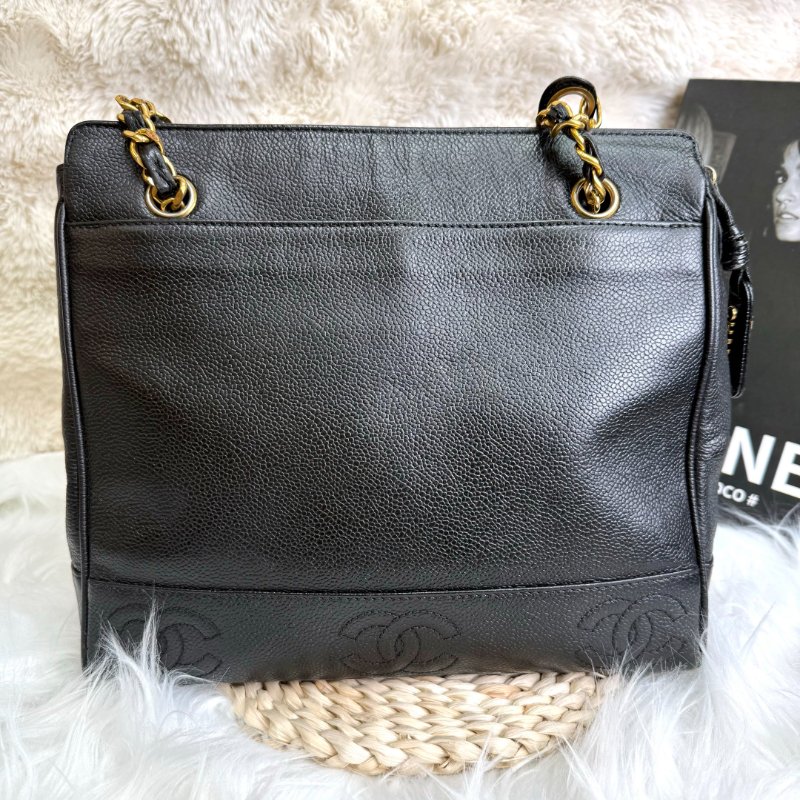 Chanel Triple CC 1996-1997 黑色 牛皮 小號-1