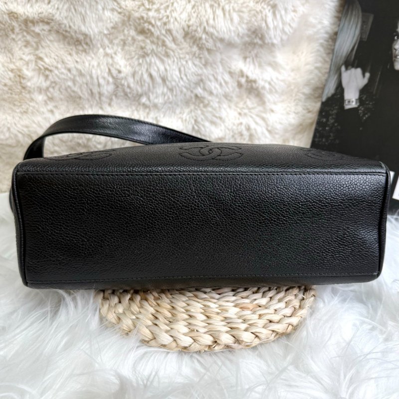 Chanel Triple CC 1996-1997 黑色 牛皮 小號-2