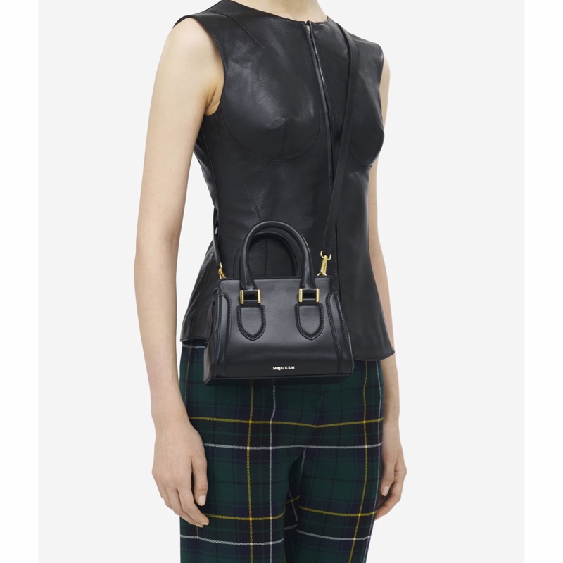 Alexander McQueen 女士 迷你 Birdee 包均碼碼MINI、20cm*10cm*15cm-4