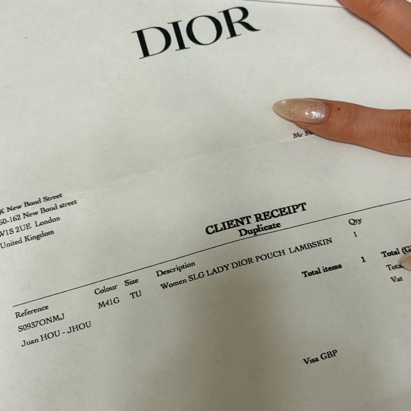 Dior珍珠鏈條woc-20