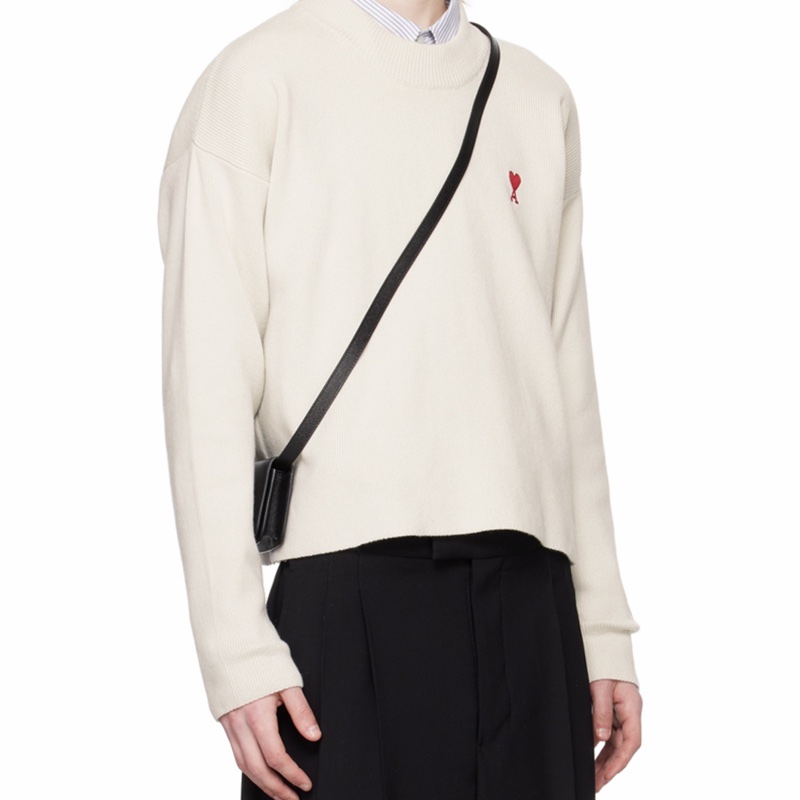 Ami Paris 男女同款 圓領毛衣XS S M L XL XXL碼-3