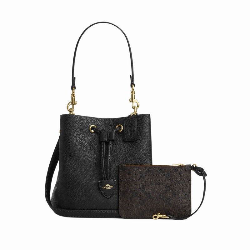 Coach 女士 Rowan 水桶包均碼碼21.5cm*14cm*21.5cm-4