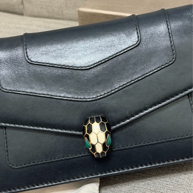 BVLGARI 蛇頭經典黑woc-6