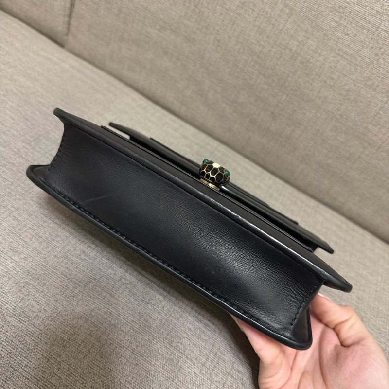 BVLGARI 蛇頭經典黑woc-9