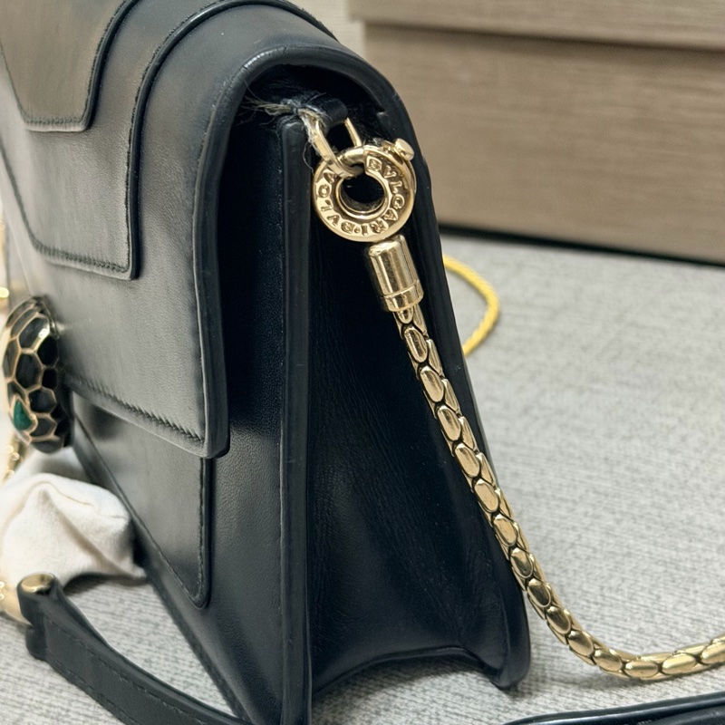 BVLGARI 蛇頭經典黑woc-11