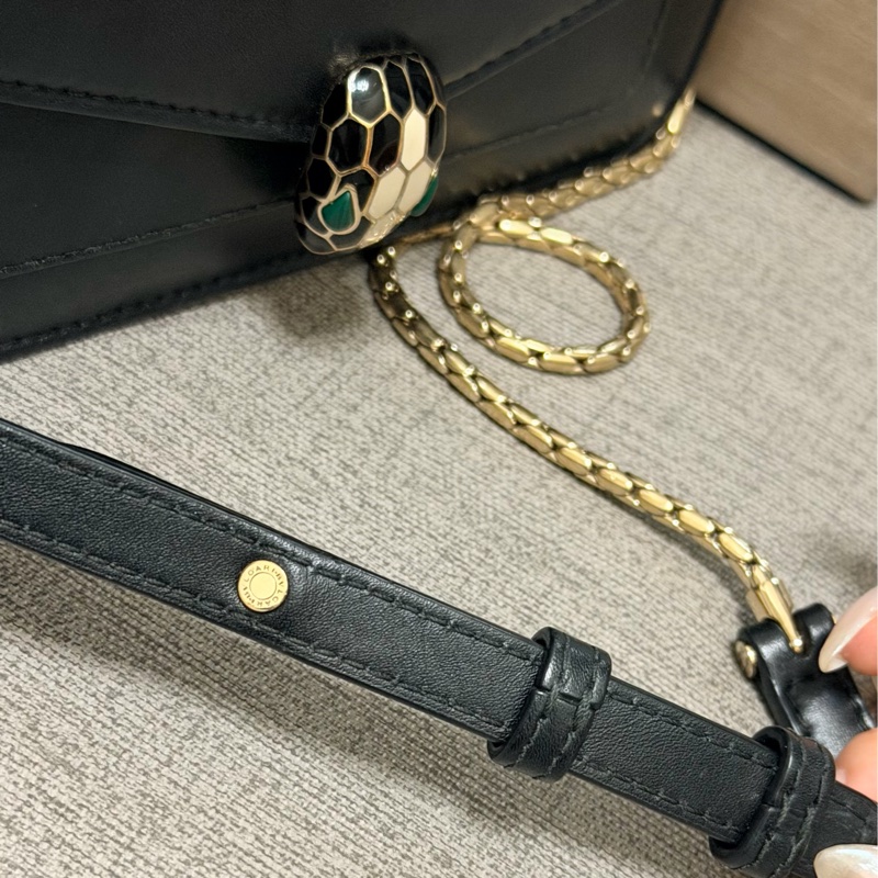 BVLGARI 蛇頭經典黑woc-13