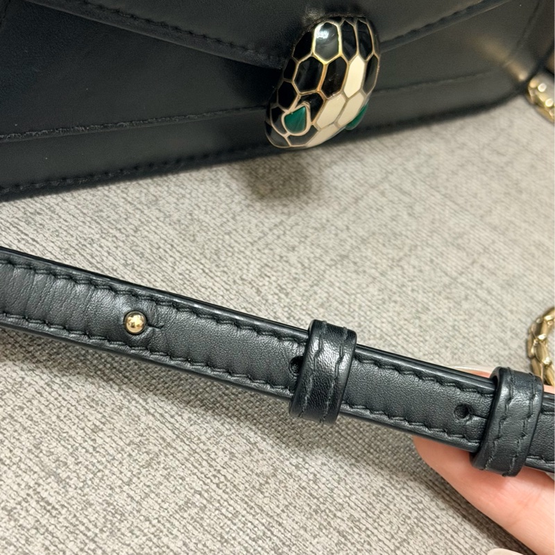 BVLGARI 蛇頭經典黑woc-14