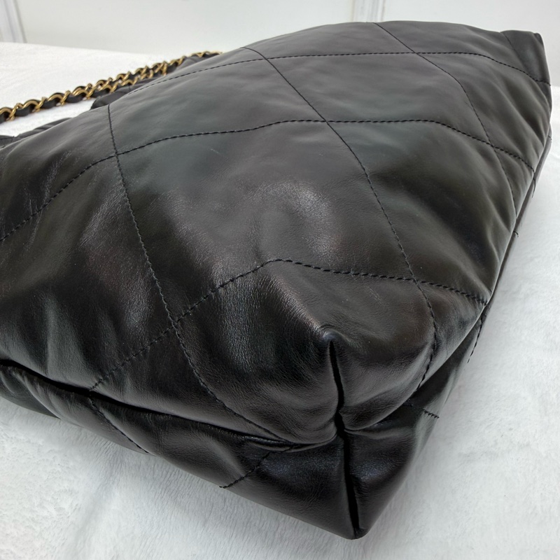 CHANEL/香奈兒 22bag小號垃圾袋 23A 金幣子母袋-3