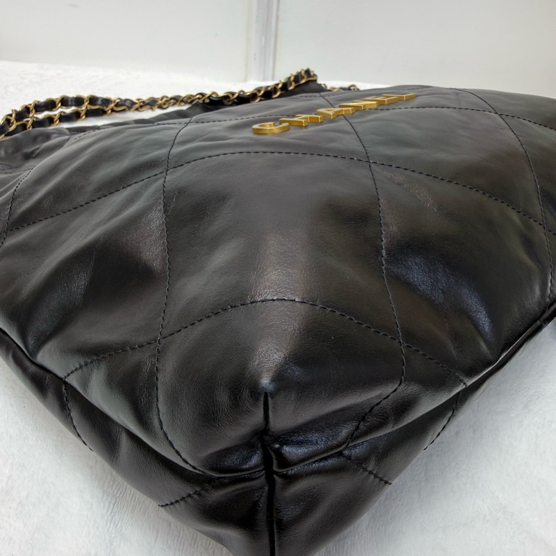 CHANEL/香奈兒 22bag小號垃圾袋 23A 金幣子母袋-13