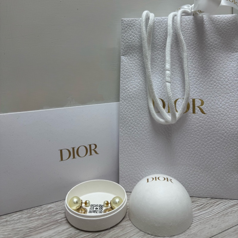 Dior珍珠耳環-0
