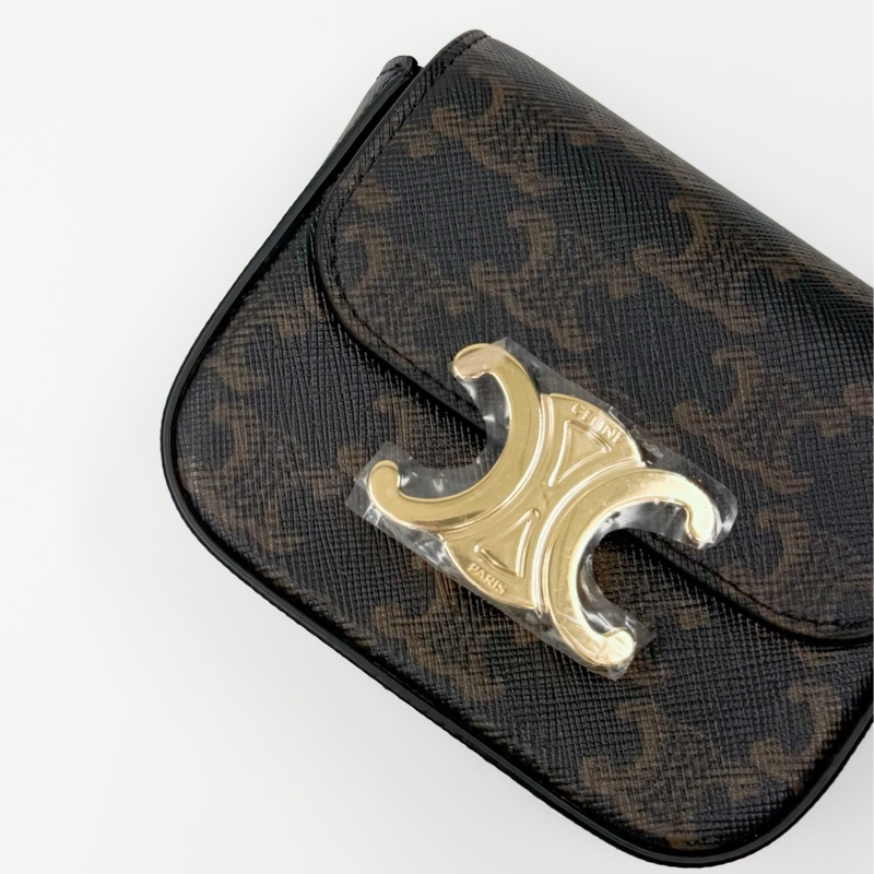 Celine 【可愛爆擊!!!】 Mini Triomphe 老花凱旋門迷你斜背包 | ✨Wisher惟奢名品✨-8