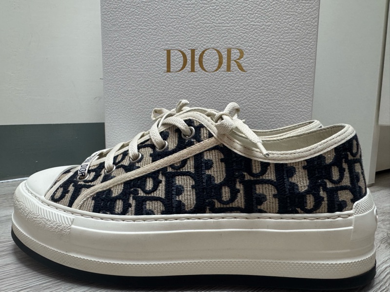 Dior 經典刺繡老花平底鞋-4