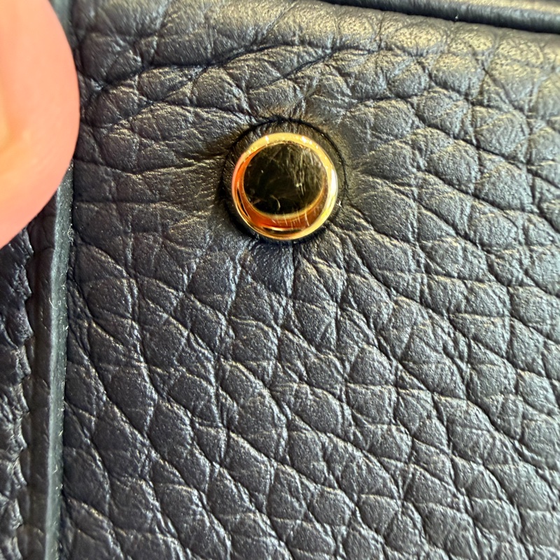 Hermes 愛馬仕 mini Lindy 一代 午夜藍 B刻印-35