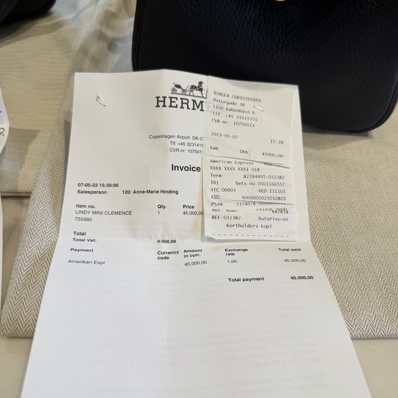 Hermes 愛馬仕 mini Lindy 一代 午夜藍 B刻印-39