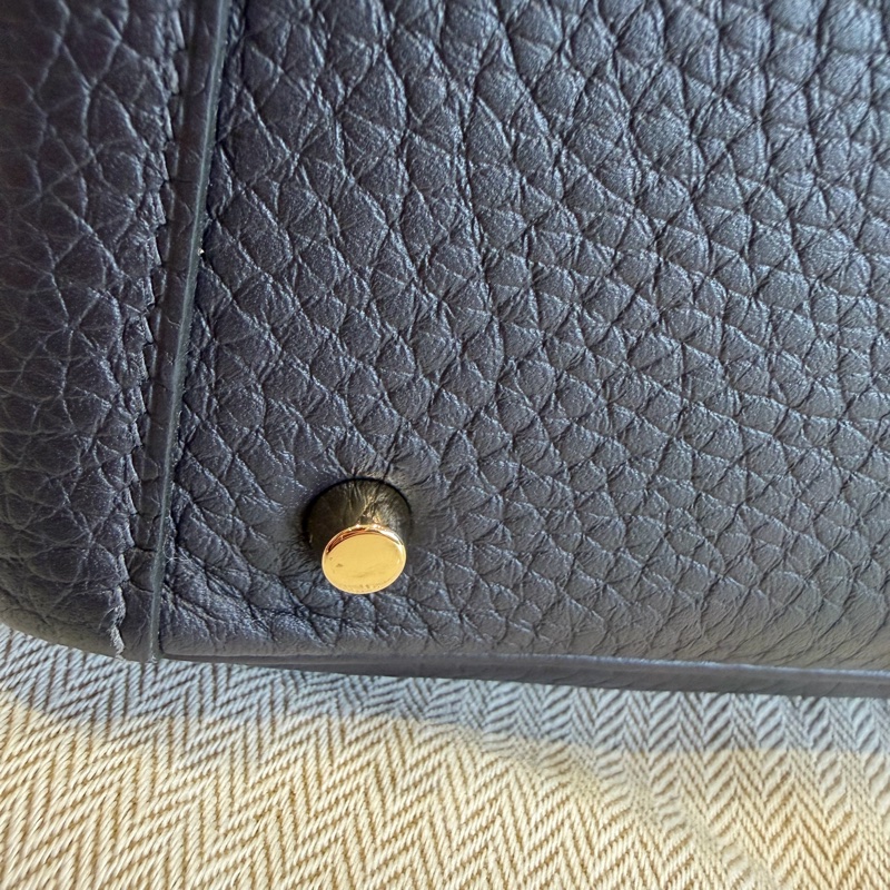 Hermes 愛馬仕 mini Lindy 一代 午夜藍 B刻印-45