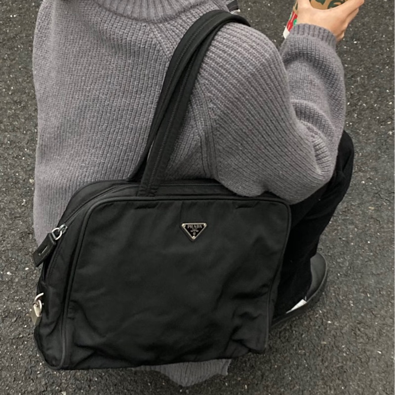 Prada 降落傘拼皮托特包-1