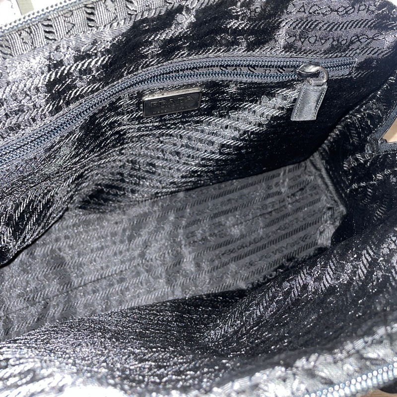 Prada 降落傘拼皮托特包-11