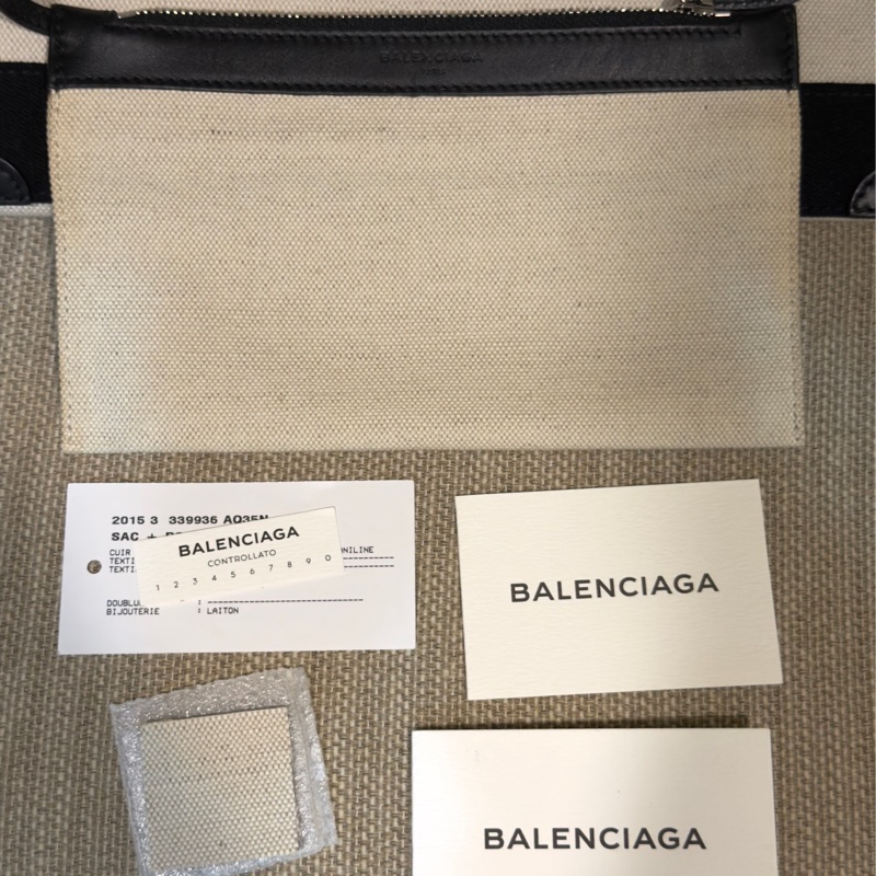 BALENCIAGA巴黎世家 大號帆布手提托特包-3