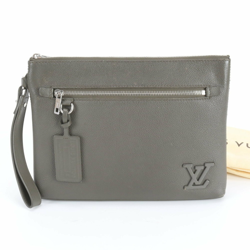 路易威登 LV Aerogram Takeoff 手提包/手拿包 M81735 真皮副包/手拿包 男士-0