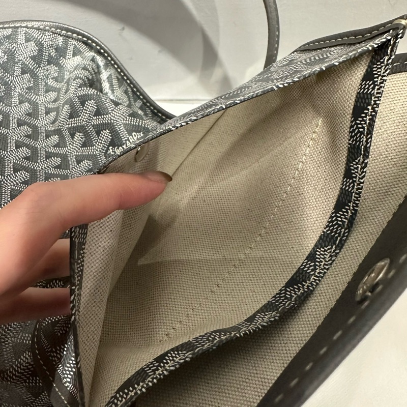 便宜🌟Goyard Boheme Hobo 灰｜Classic Trend CT精品｜台北東區實體-7
