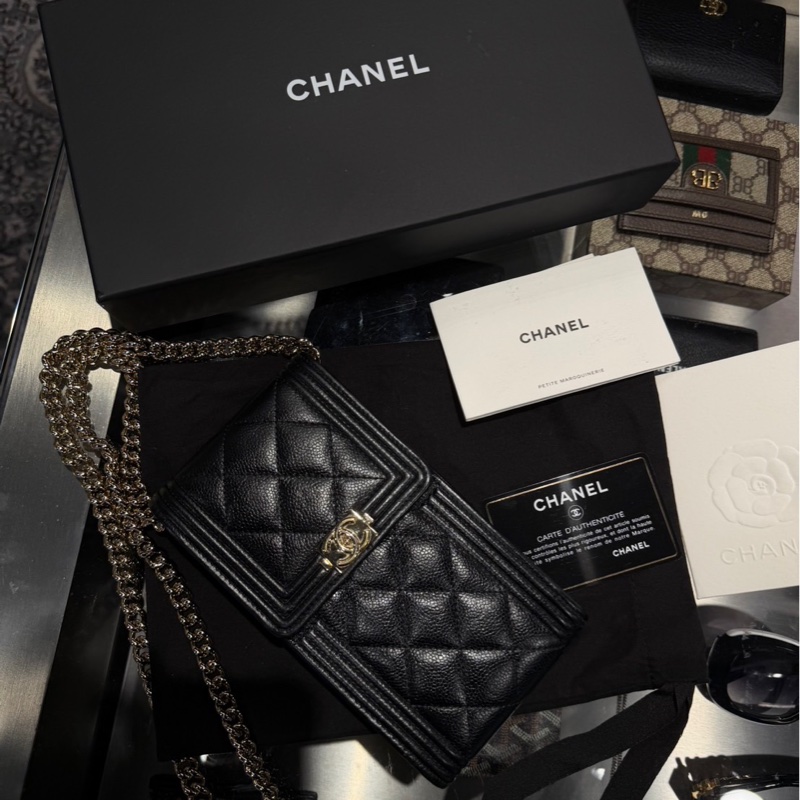 超便宜🌟Chanel LeBoy 手機包 荔枝牛皮｜Classic Trend CT精品｜台北東區實體-2