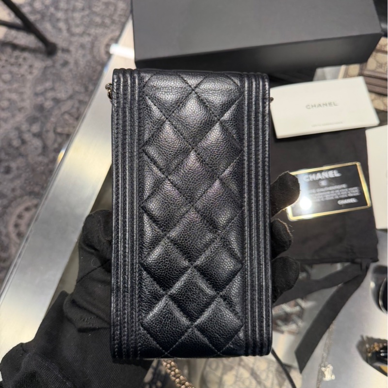 超便宜🌟Chanel LeBoy 手機包 荔枝牛皮｜Classic Trend CT精品｜台北東區實體-6